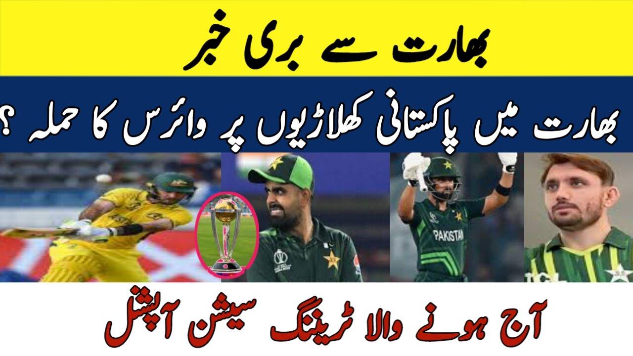 pakistan players suffering for fever in India