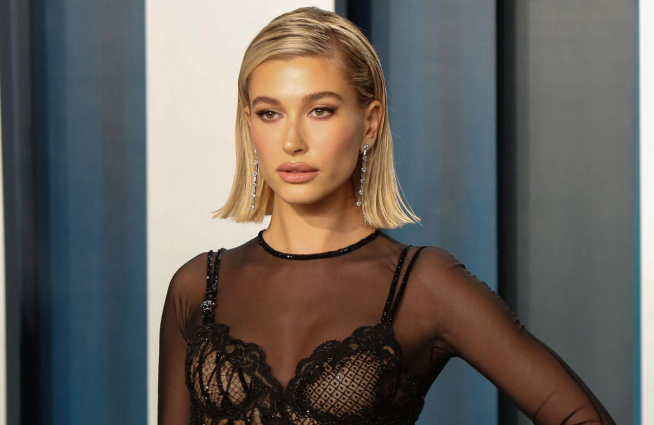 Hailey Bieber says her biggest ever make-up fail was when she paired red lipstick with dark eyeshadow.