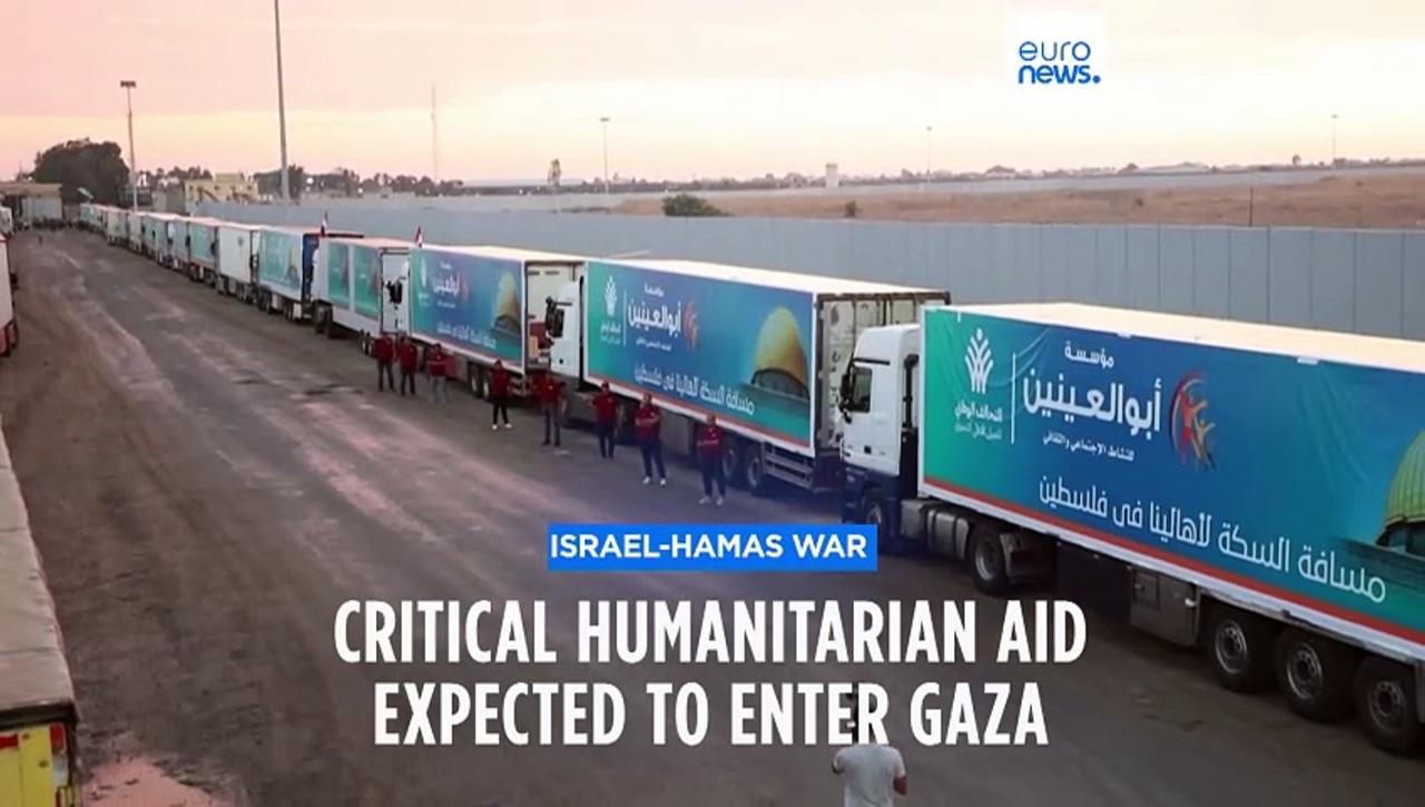 Israel Hamas war: US funding for Israeli military, aid waiting at Gaza border, invasion imminent