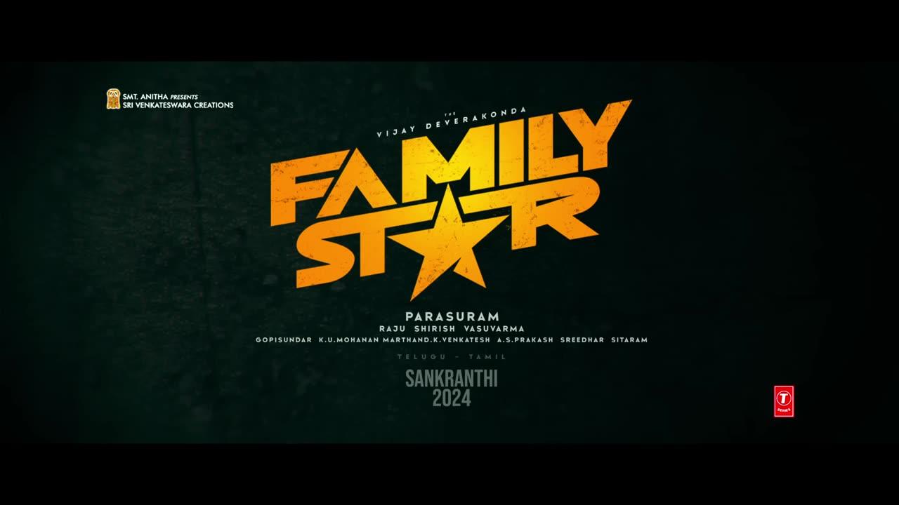 Family star Glimpse - Vijay Devarakonda, Mrunal Thakur, Parasuram, Dil Raju