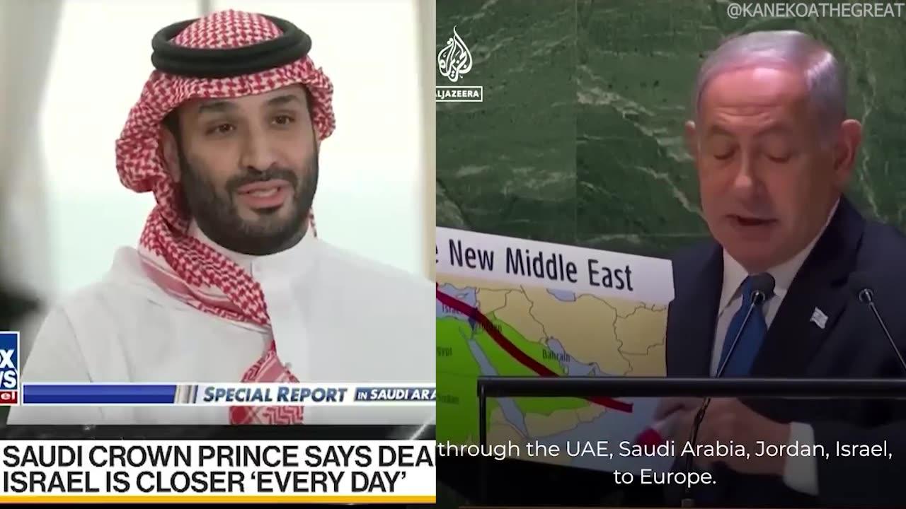 MOHAMMED BIN SALMAN ANNOUNCED THAT SAUDI ARABIA WAS MOVING “CLOSER” TO A HISTORIC NORMALIZATION AGREEMENT WITH ISRAEL