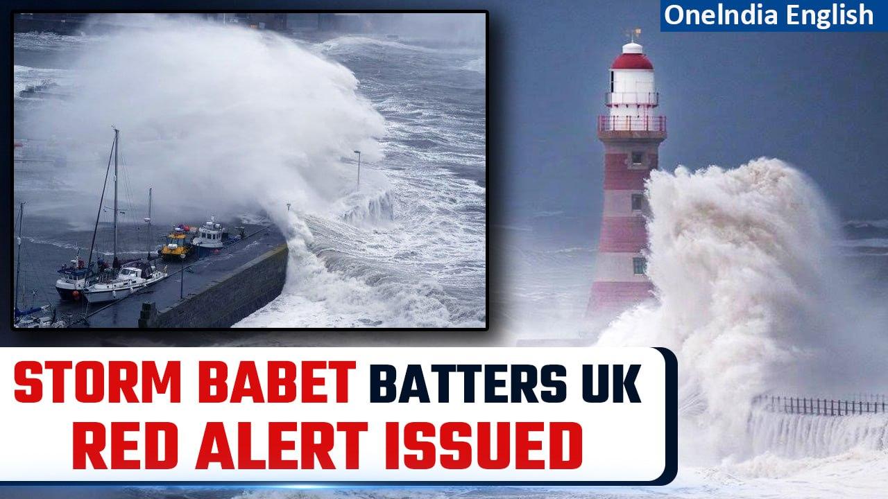 UK: Storm Babet kills 3 after severe flooding in Scotland, red alert issued | Oneindia News