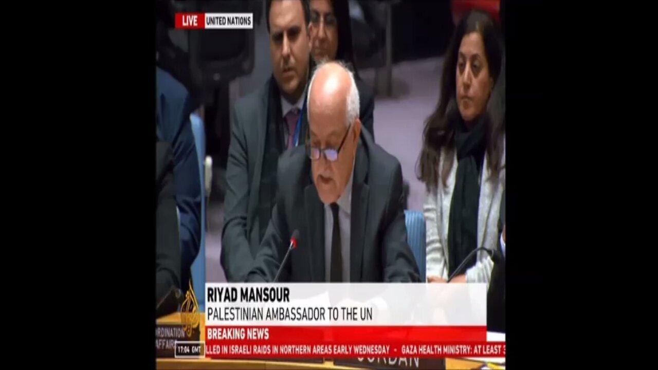 UNSC vote on Gaza Ceasefire Palestine Israel Jordan Egypt Ambassadors