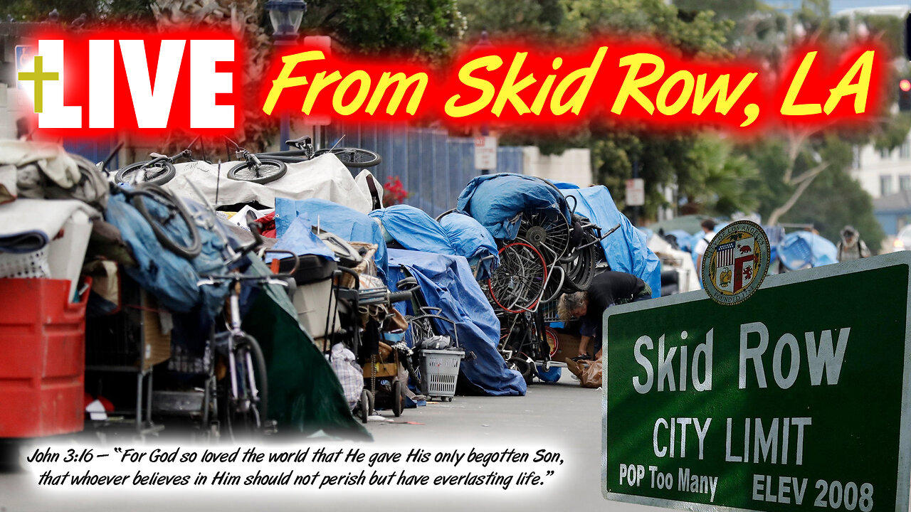 Live From Skid Row, LA (10/21/23) One News Page VIDEO