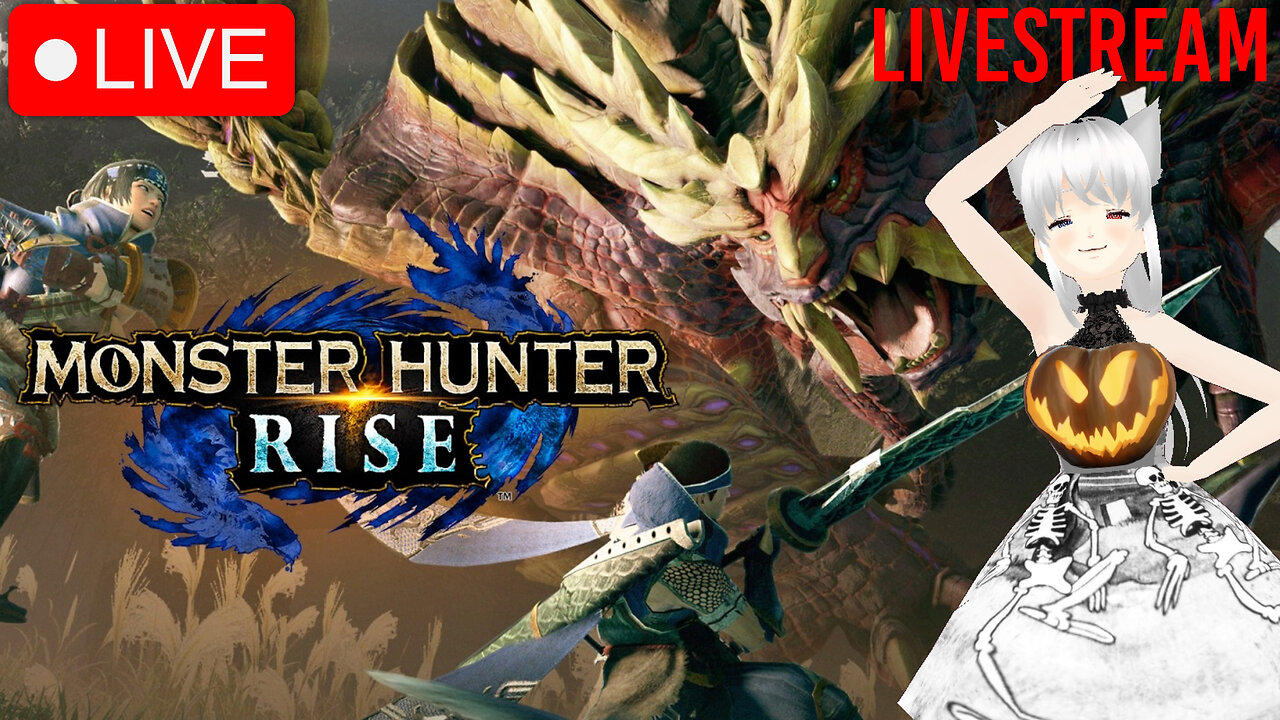 🔴FINALLY TRYING MONSTER HUNTER RISE![VRUMBLER] LET'S RAISE THOSE FOLLOWER NUMBERS