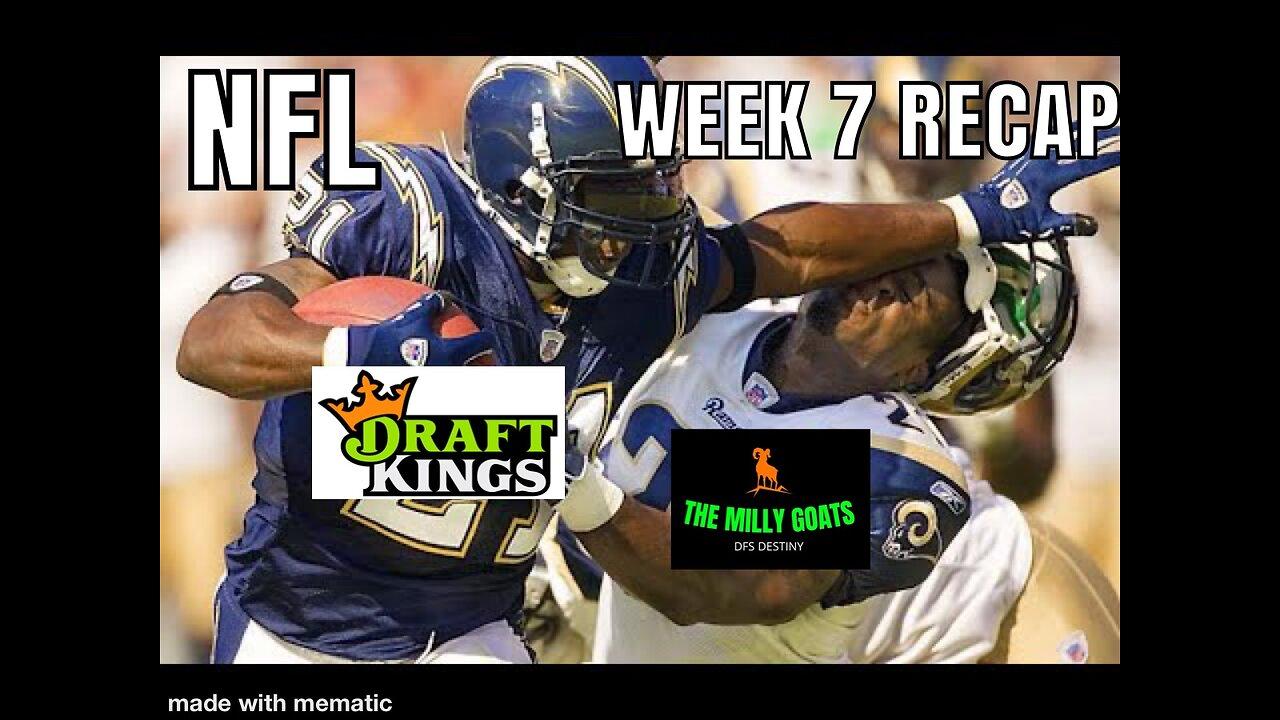 NFL Week 7 Recap, DraftKings Slate Night, Ohio State Frauds - Football and DFS