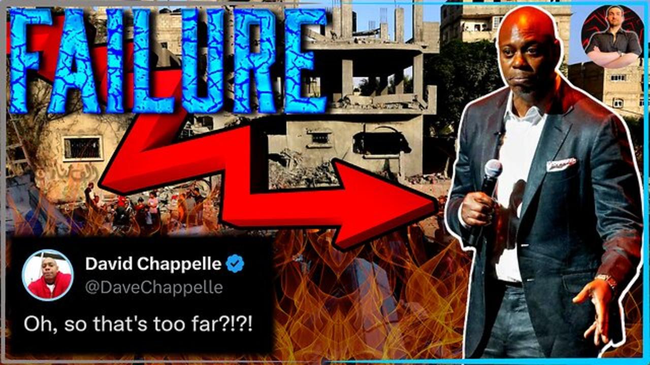Dave Chappelle CANCELLED For Calling Out Israeli WAR CRIMES! What They Won't Say About Palestine...