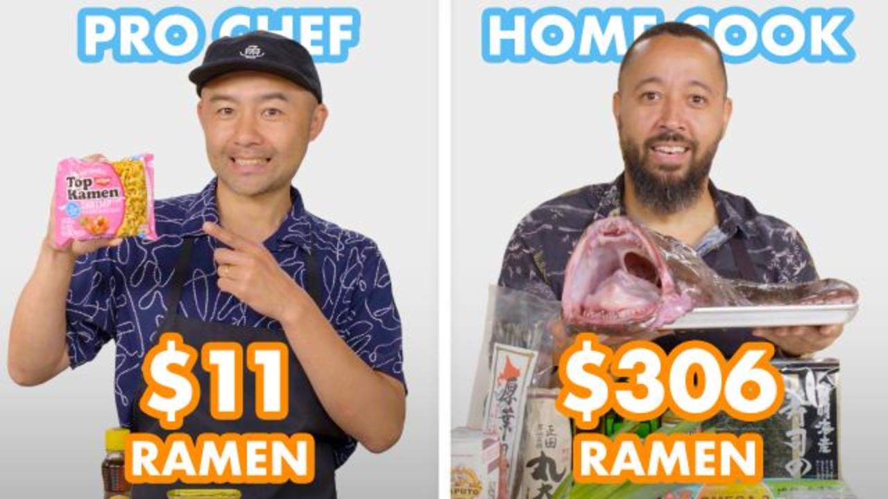 $306 vs $11 Ramen: Pro Chef & Home Cook Swap Ingredients