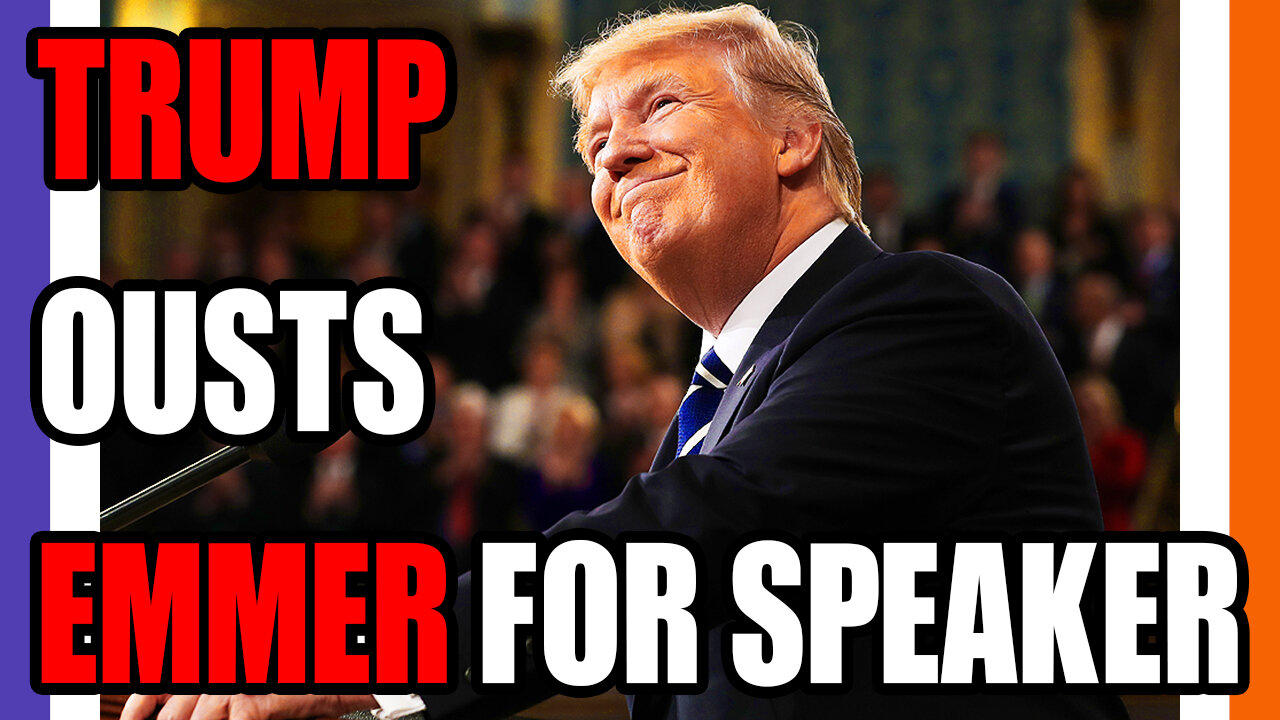 🚨BREAKING: Trump Ousts Emmer From Speakership 🟠⚪🟣