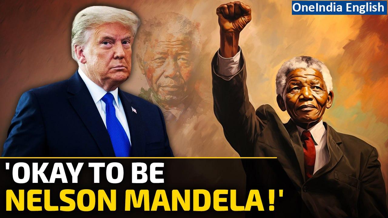 Why Doanld Trump Says He Is Ready To be Nelson Mandela| Watch| Oneindia News