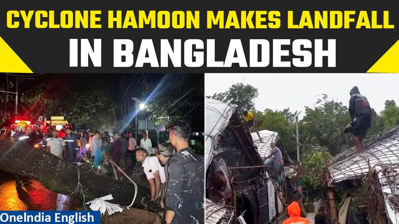 Cyclone Hamoon makes landfall in coastal Bangladesh, Tej weakens into cyclonic storm | Oneindia News