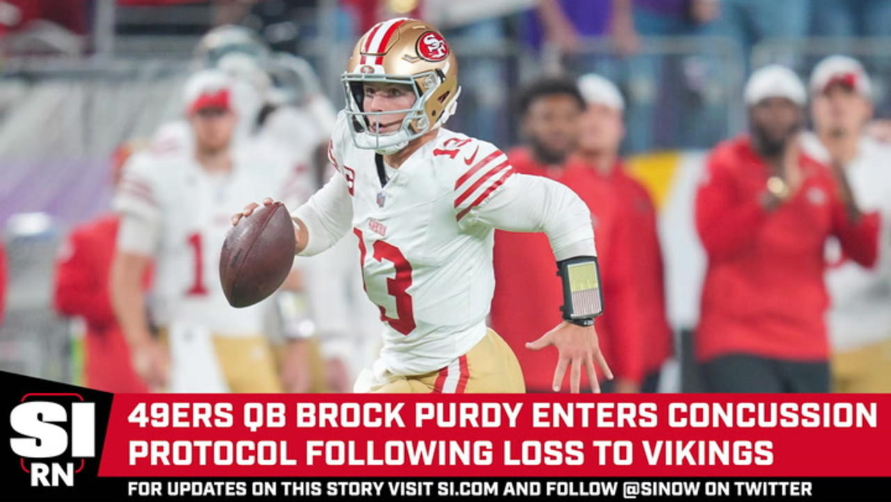 San Francisco’s Brock Purdy in Concussion Protocol Following Upset in Minnesota