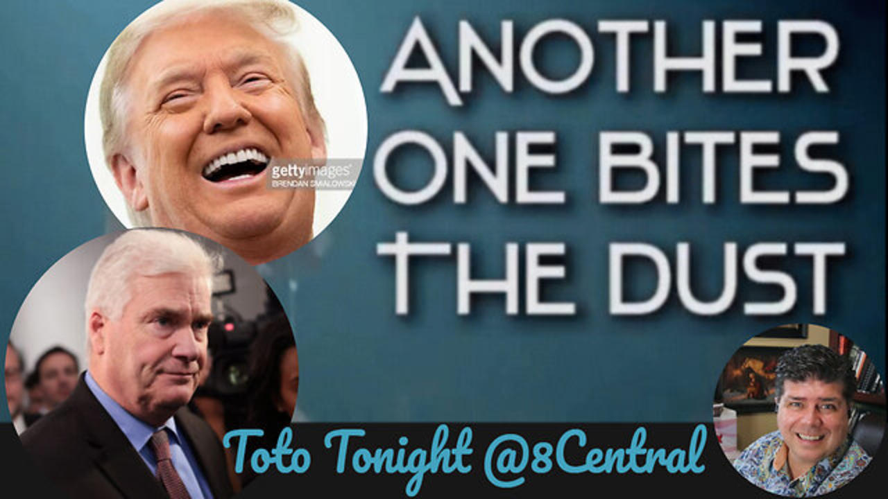 Toto Tonight LIVE @8Central 10/24/23 - "Another One Bites The Dust - Trump Axes Emmer"
