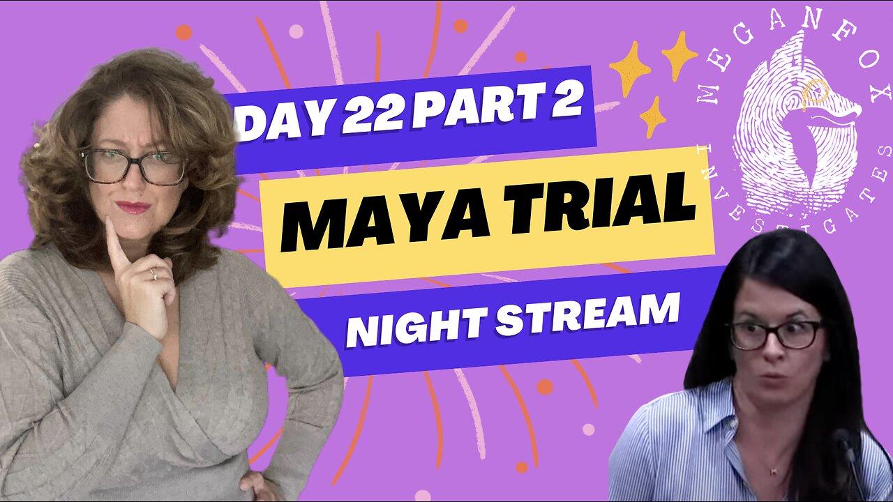 Take Care of Maya Trial Stream: Day 22 Part 2 - One News Page VIDEO