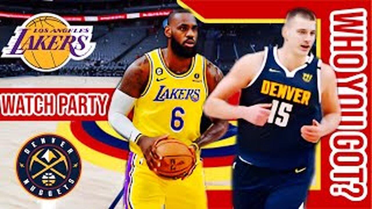 LA Lakers vs Denver Nuggets | Live watch party | NBA 2023  Season Opener