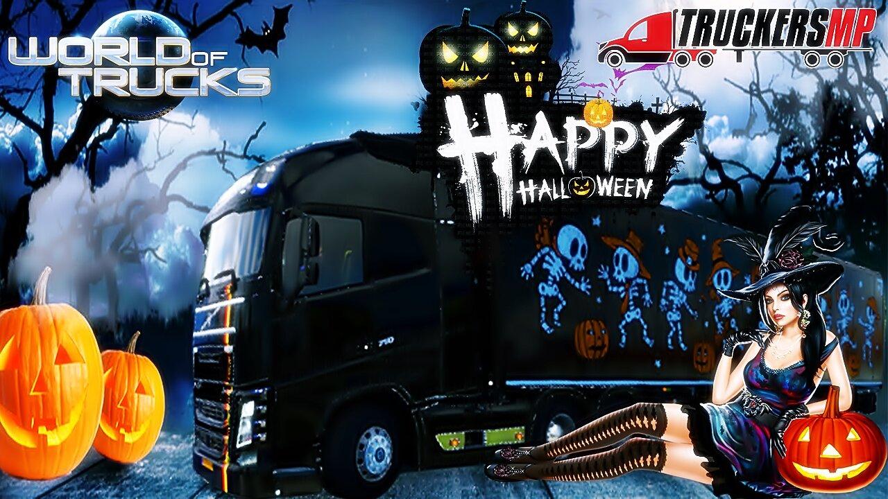 Euro Truck Simulator 2 evento Halloween World of trucks#TruckersMp Servidor 1