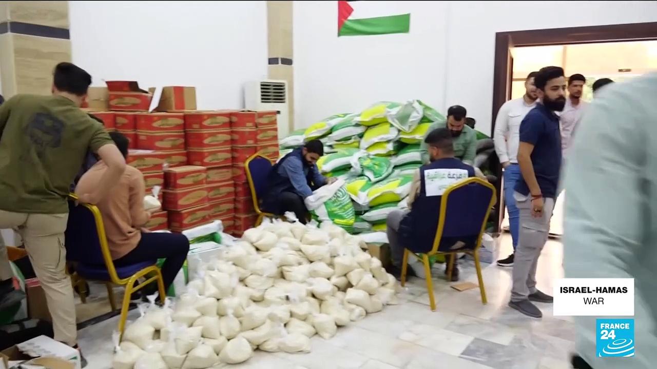 From food to artwork, Iraqis mobilise to send aid to Gaza
