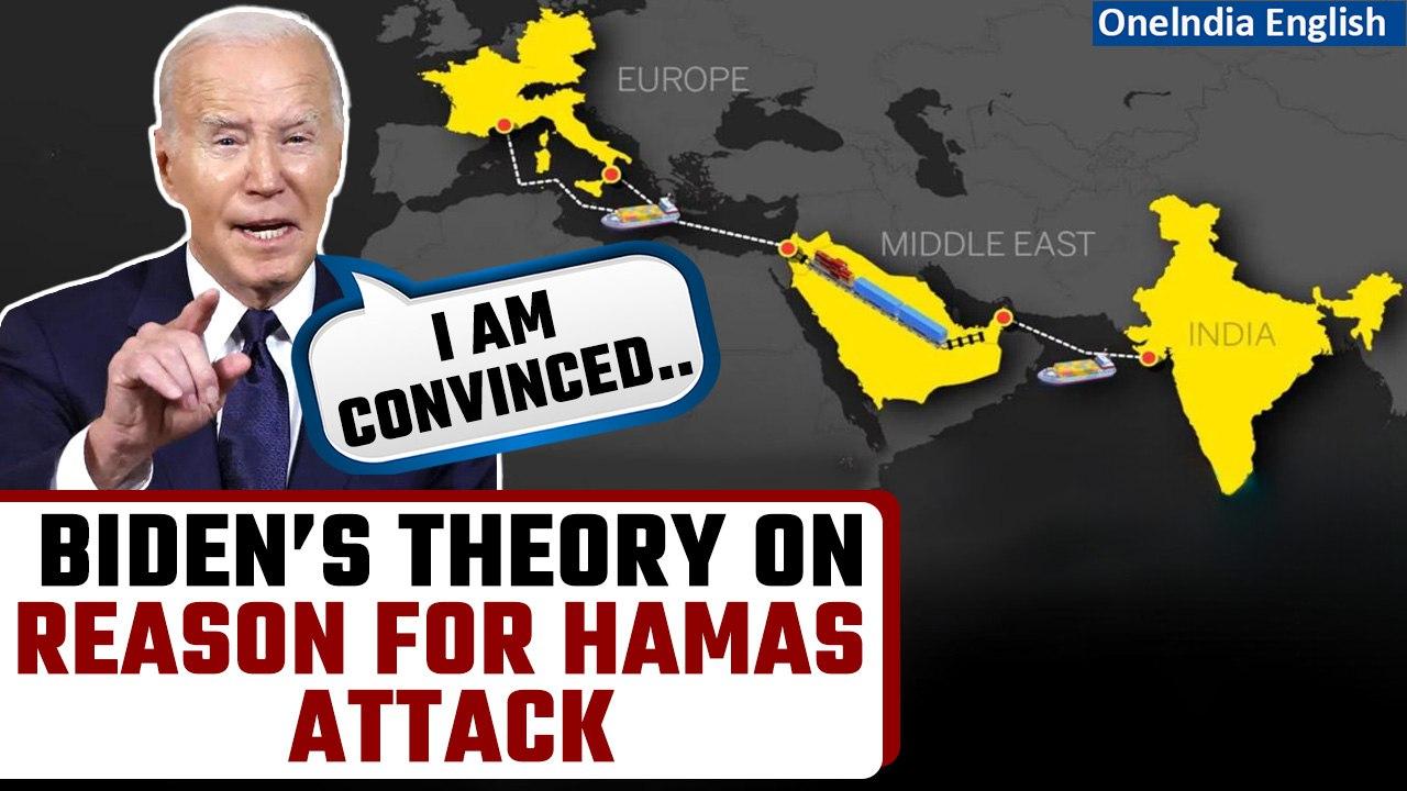 Hamas War: Joe Biden says Hamas attack on Israel could be linked to IMEEC corridor | Oneindia News