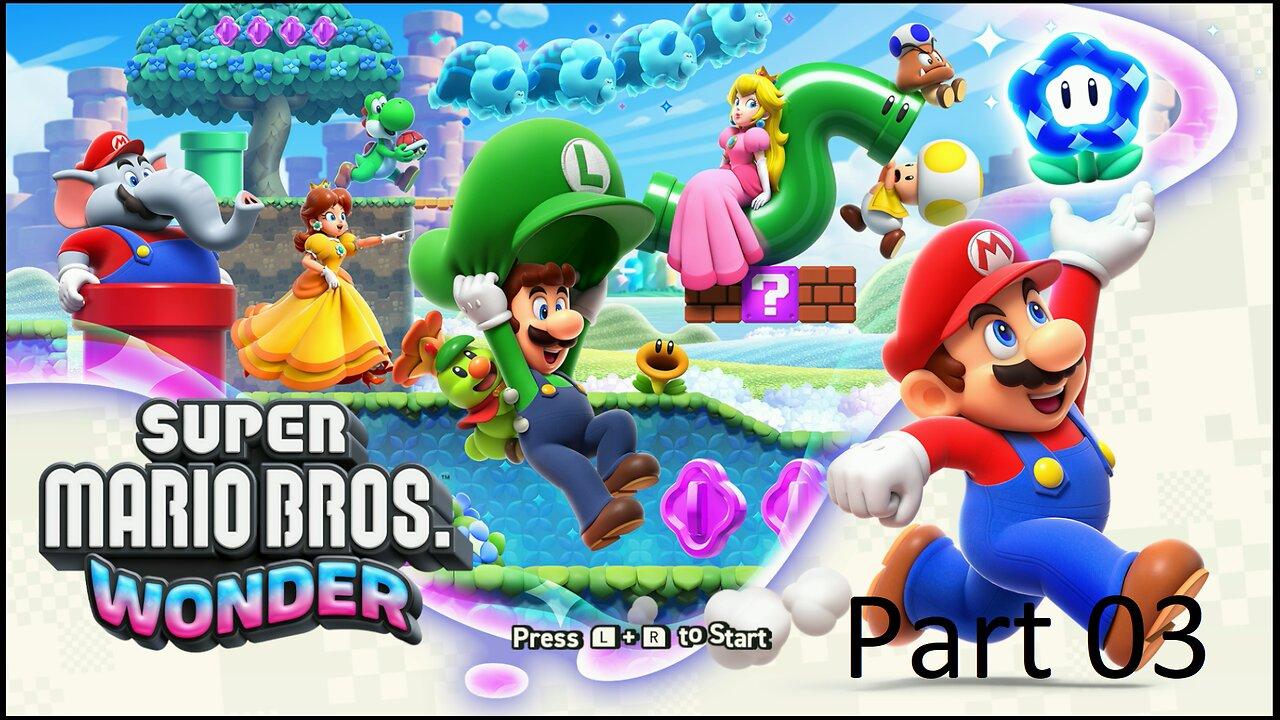 Super Mario Bros. Wonder Playthrough Part 03 (No Commentary)