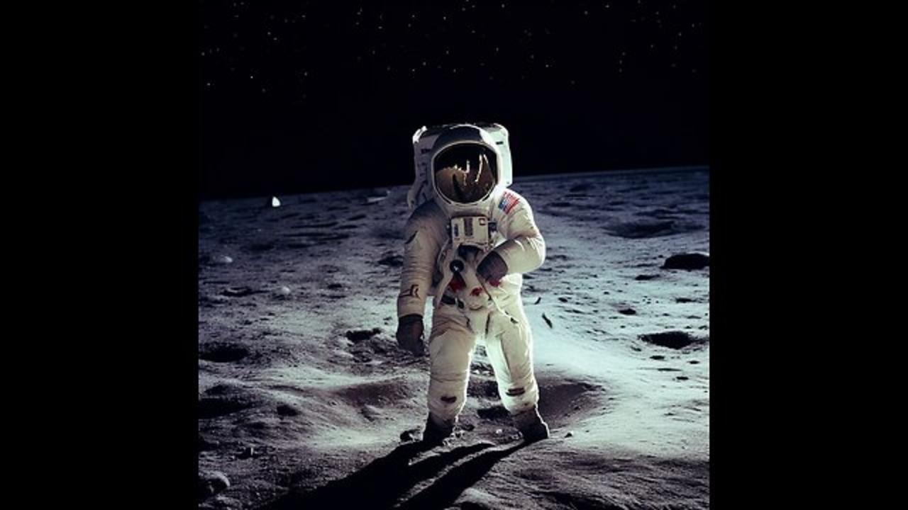 Restored Apollo 11 Moonwalk NASA EVA Mission Video - Walking on the Moon| Podcasts| News