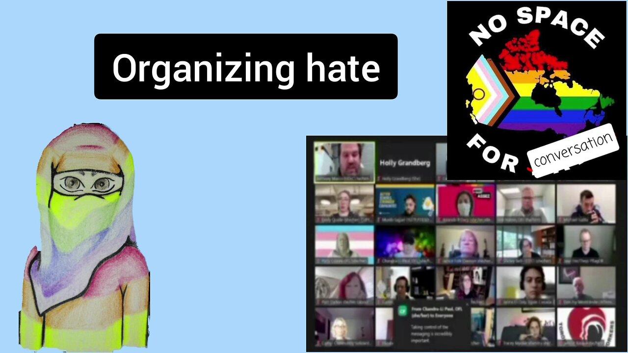 Leaked union meeting organizing hate