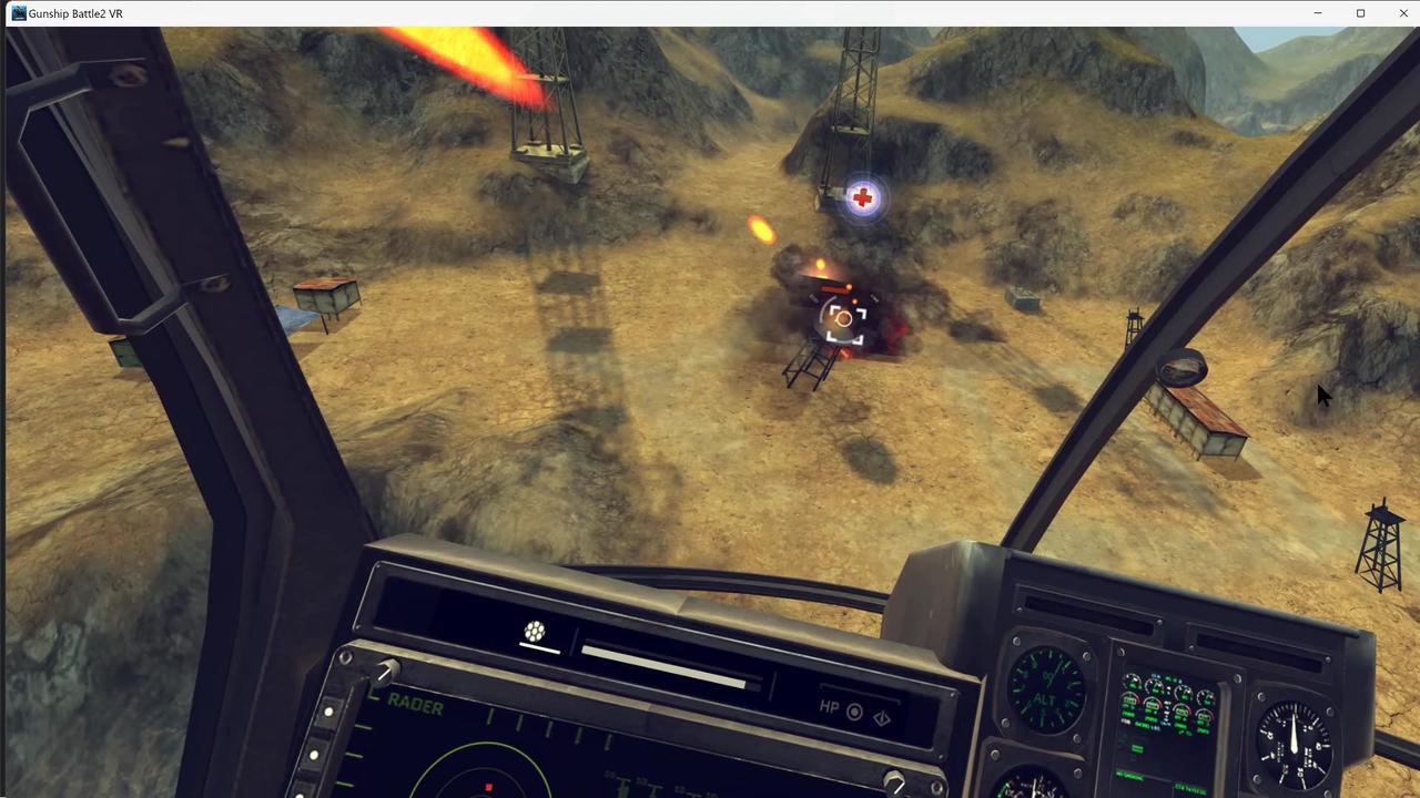 No Sound GunShipBattle2 VR Gun Ship Battle VR Oculus Meta Quest 2 3 Rift S Virtual Reality Game Play