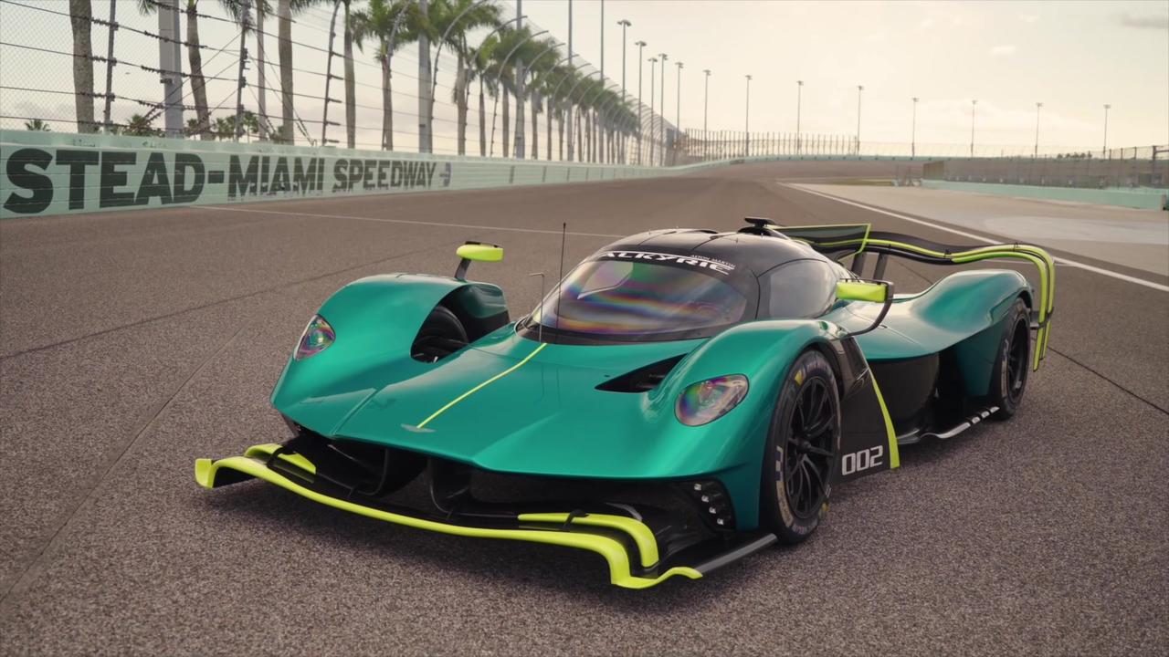 Aston Martin Valkyrie Design Preview in Miami