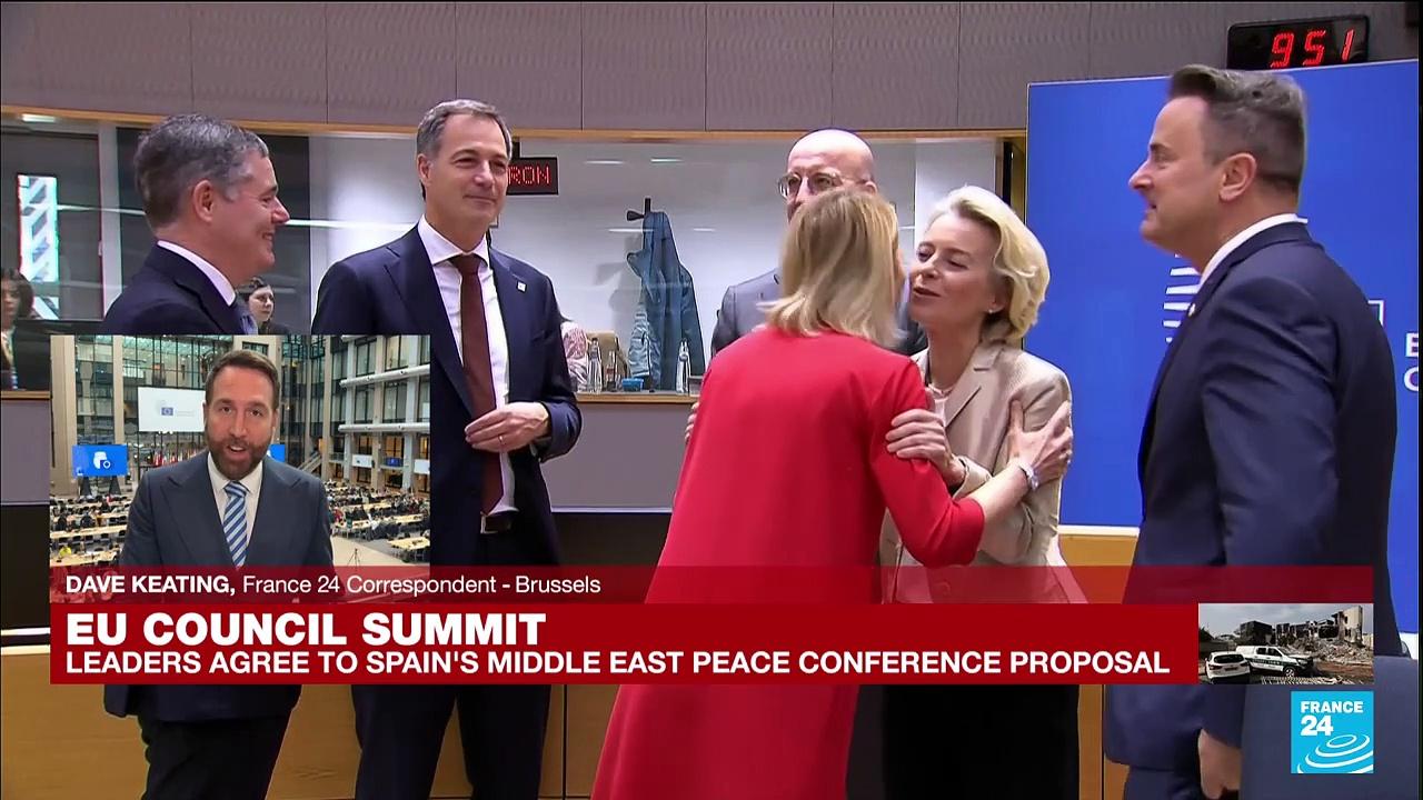 EU Council agrees to Spain's Middle East peace conference proposal