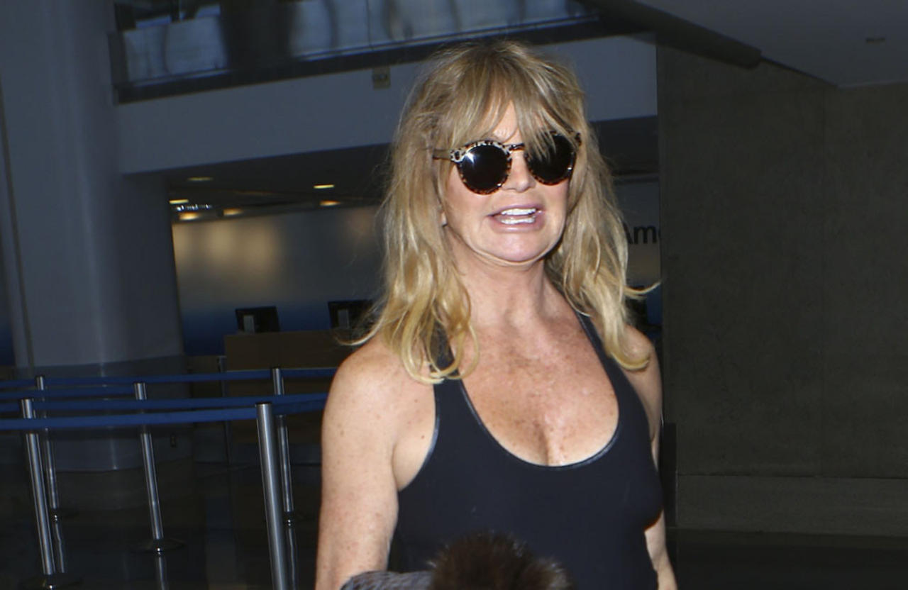 Goldie Hawn has recalled being 'touched' by aliens