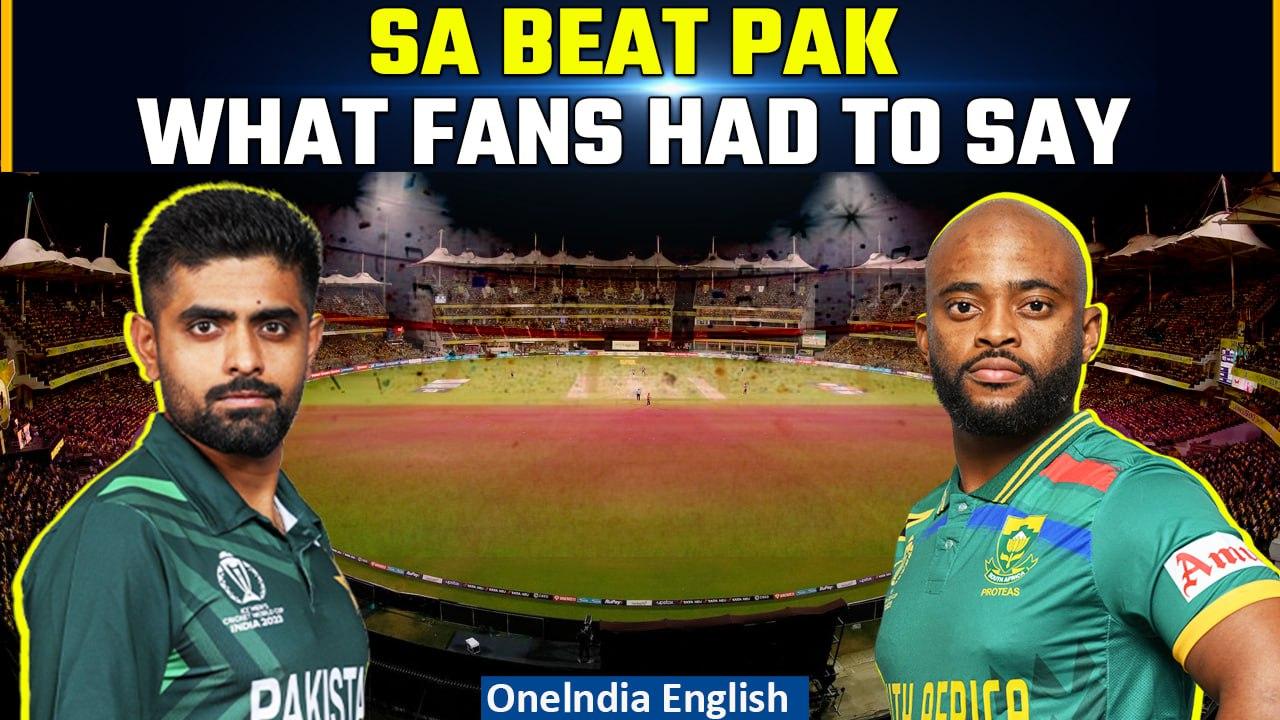 South Africa beat Pakistan in a nail-biting encounter in Chennai in World Cup 2023 | Oneindia  News
