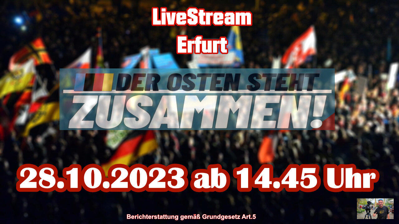 Live Stream am 28.10.2023 aus ERFURT