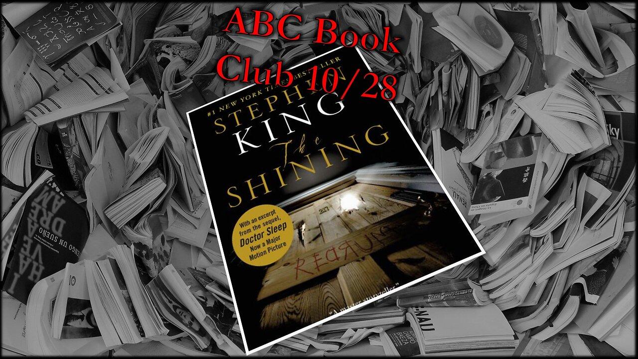 Book Club Live Stream on The Shining by Stephen King | Halloween Special