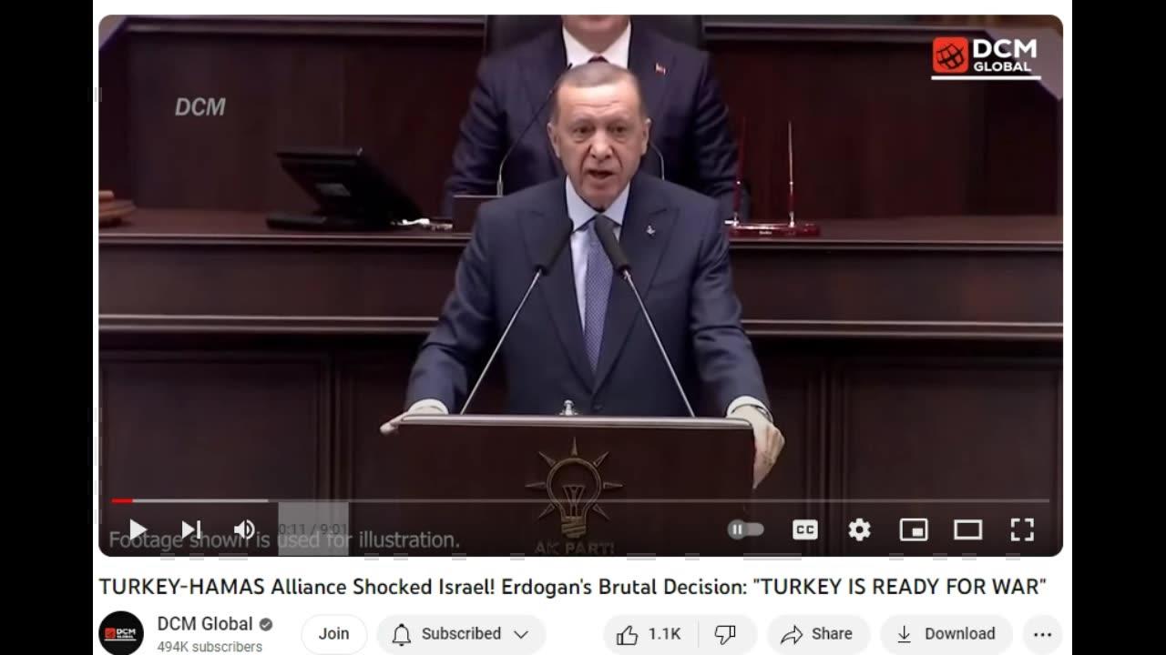 Erdogan's Brutal Decision: "TURKEY IS READY FOR WAR", Erdogan threatens to protect Gaza at all costs