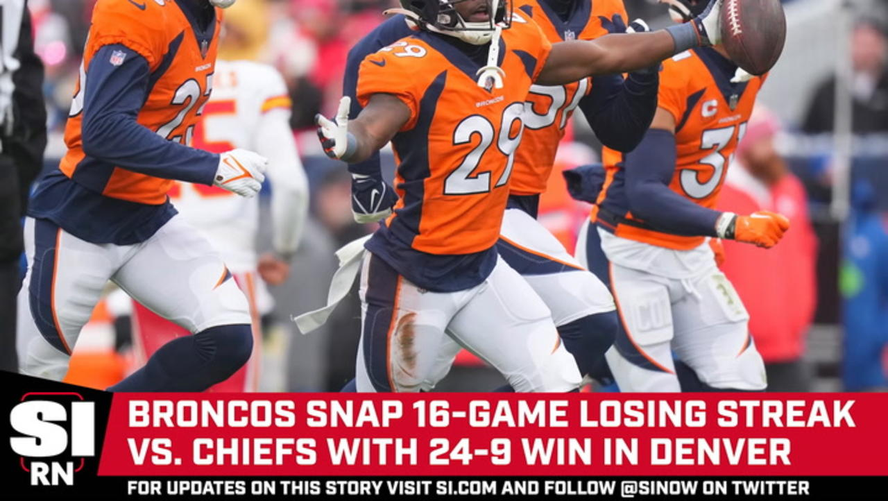 Broncos Snap Losing Streak Against Chiefs