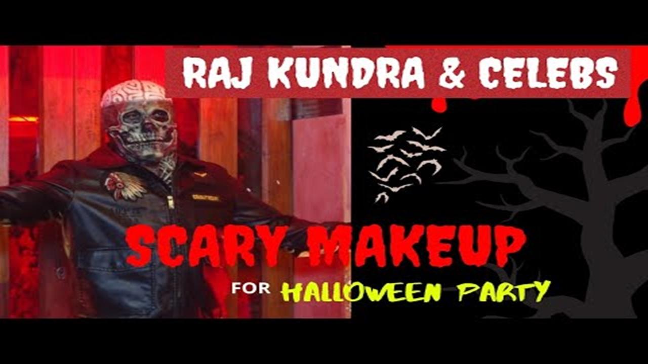 Raj Kundra's Halloween Costume Look With Ronit Roy's Scary GetUp, Palak Tiwari, Shamita Attend Party