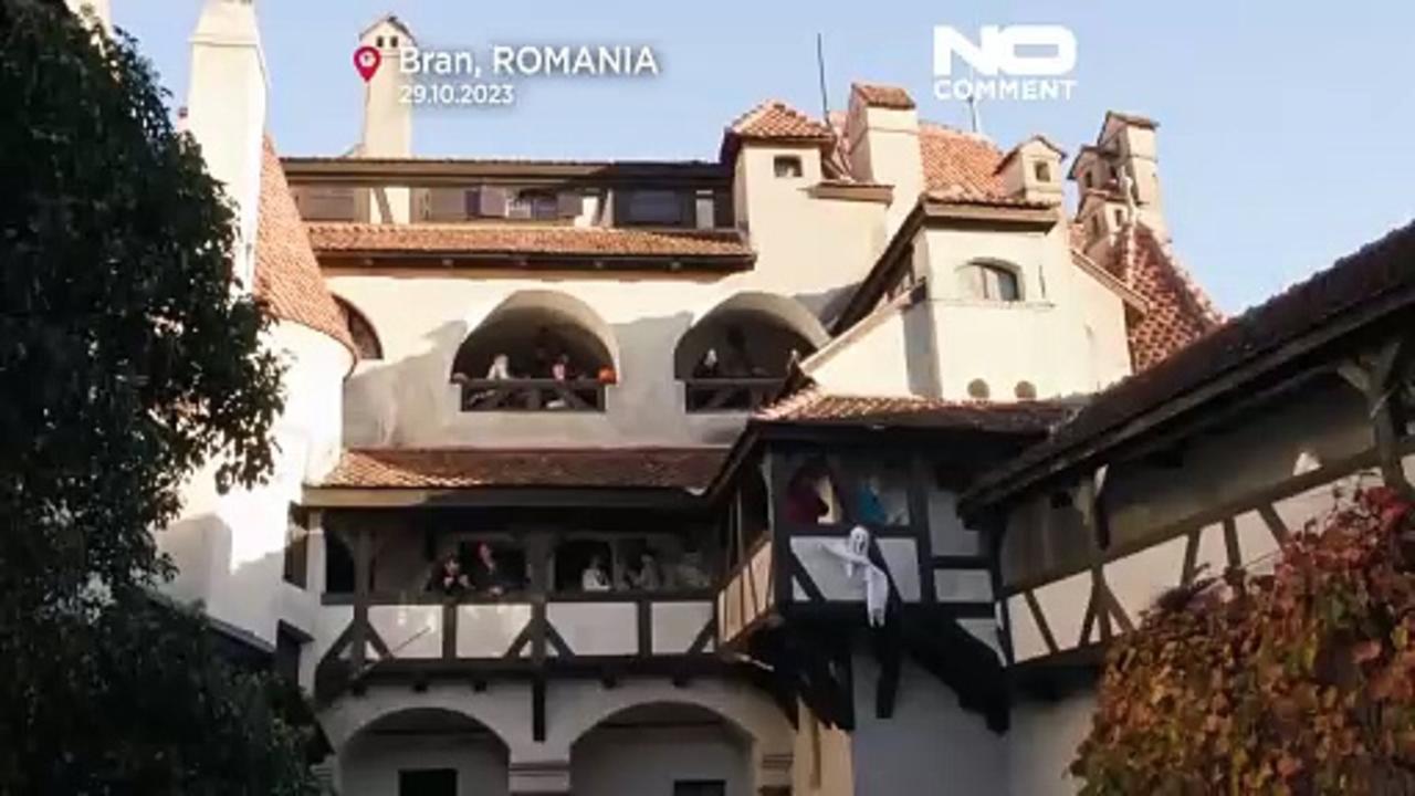 Watch: Dracula’s spooky Transylvanian castle sees record Halloween visitors