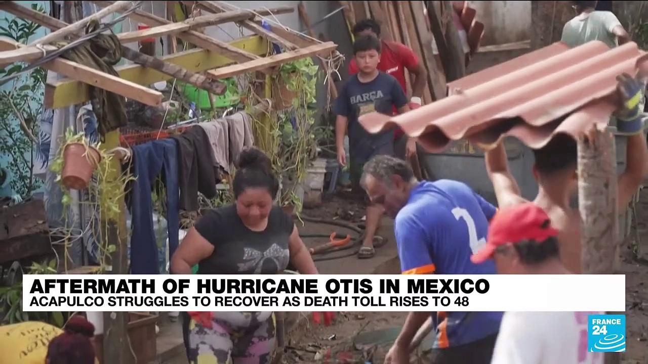 Widespread destruction in Acapulco as Otis death toll mounts