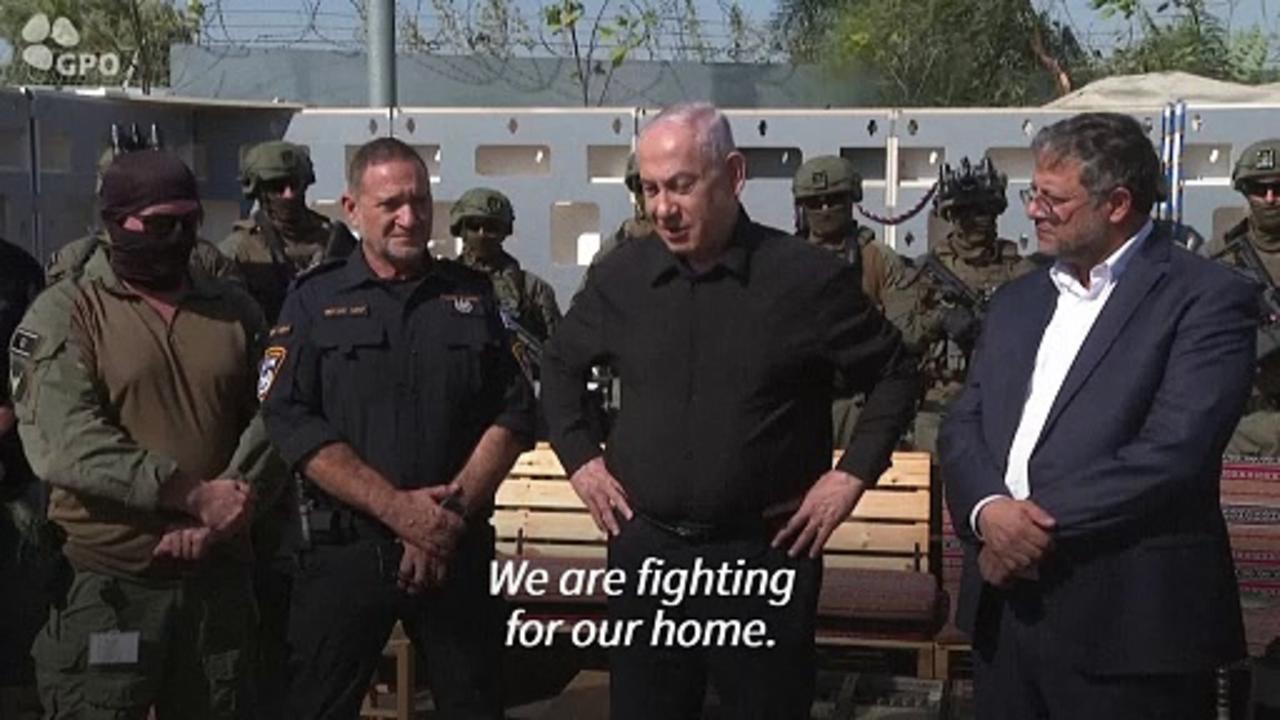 Netanyahu tells Israeli elite police 'we will win'