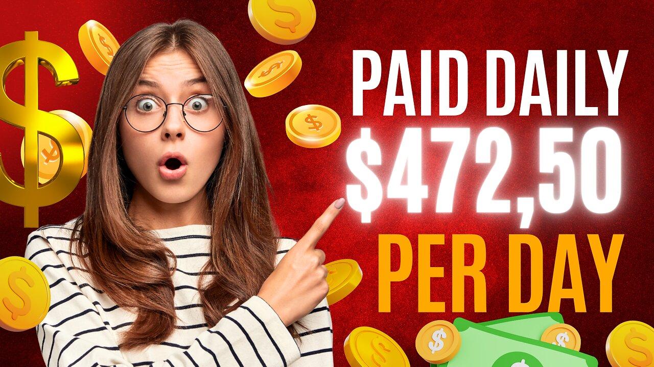 EARN $472.50 PER DAY With Copy & Paste YouTube Shorts
