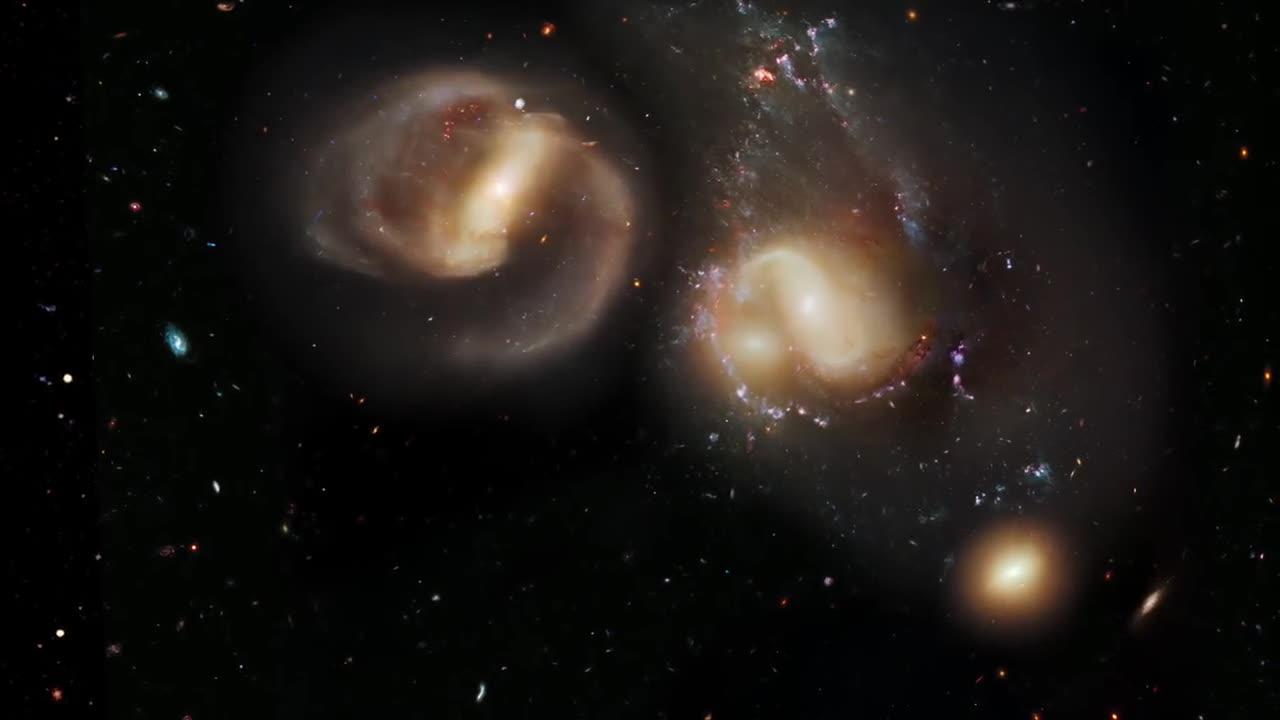 A Galaxy Grouping in 2D and 3D: Stephan's Quintet