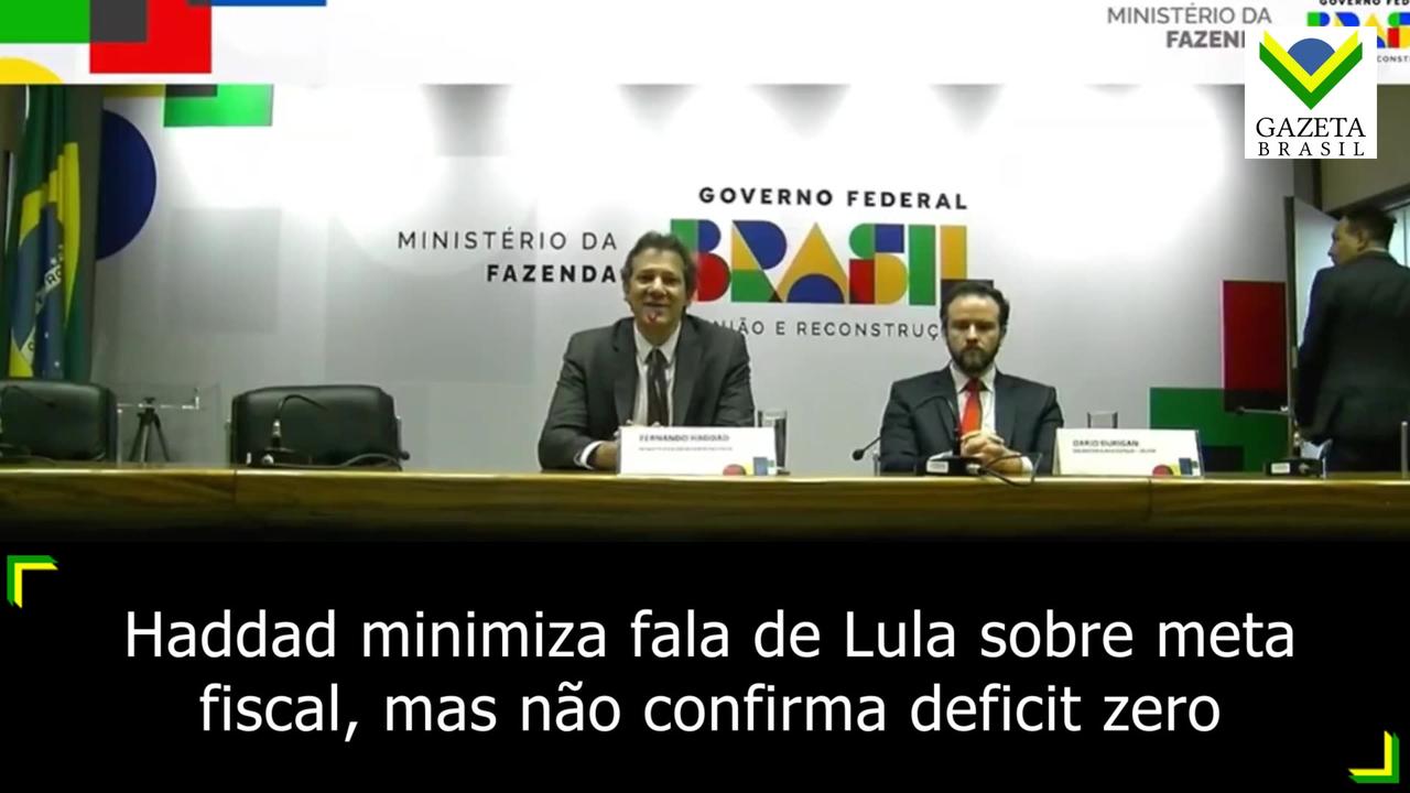 Haddad minimiza fala de Lula sobre meta fiscal, mas não confirma deficit zero