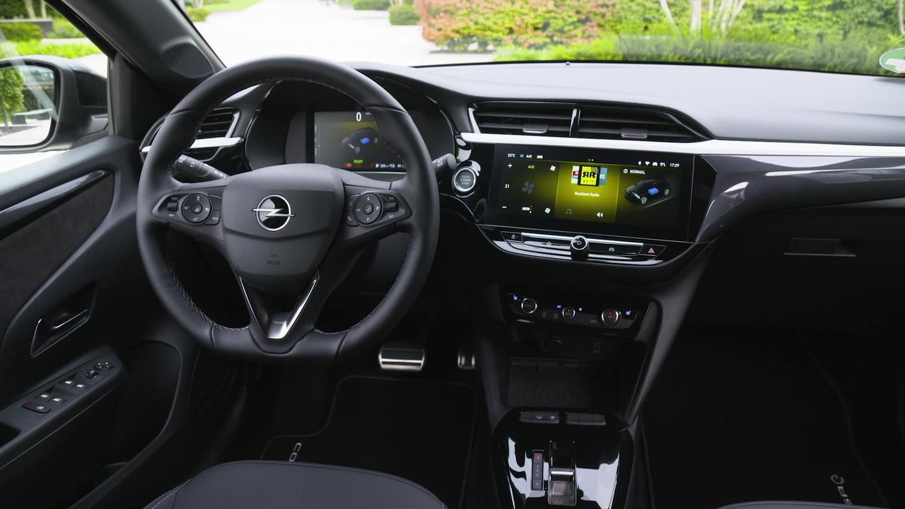 The new Opel Corsa Electric Infotainment System