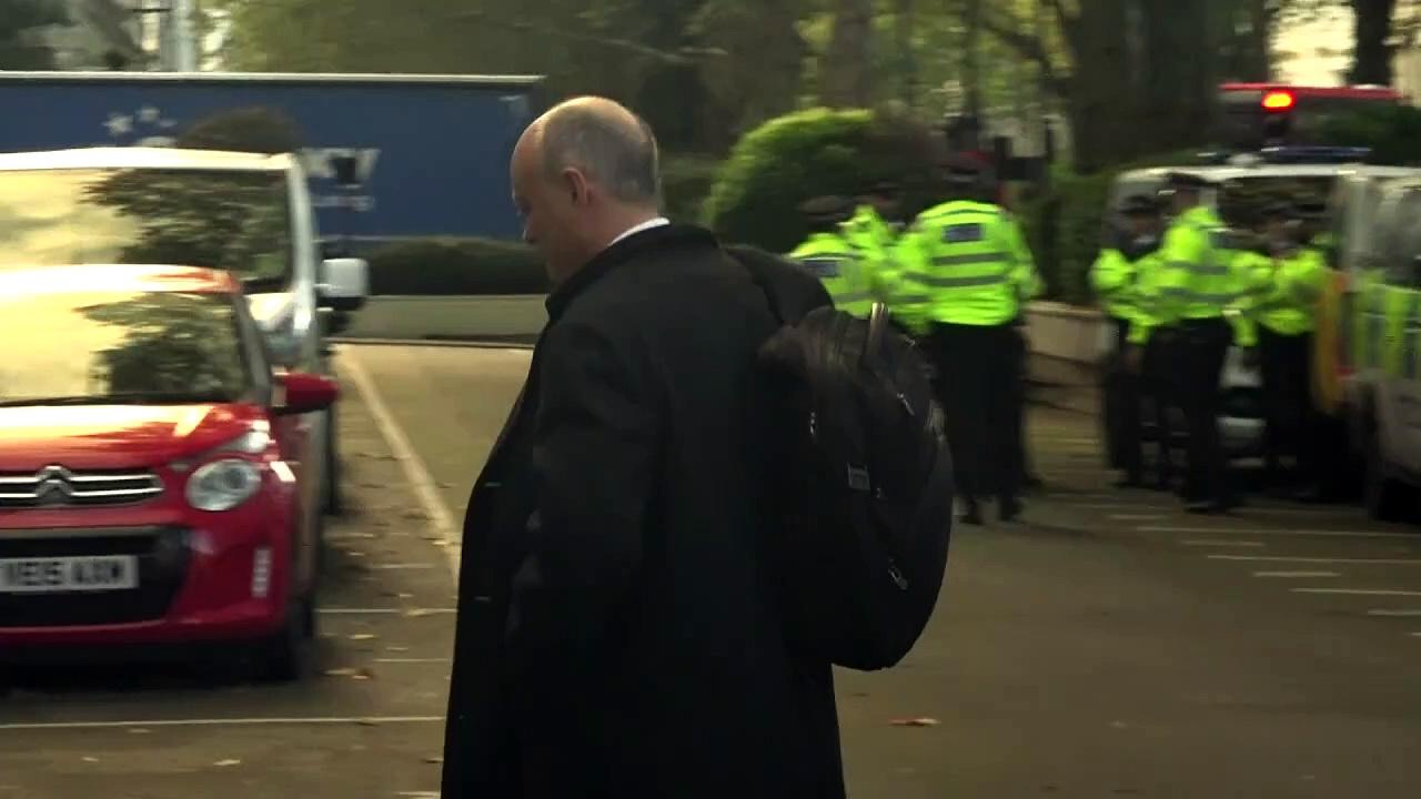 ‘How’s your eyesight?’ Cummings arrives at Covid Inquiry