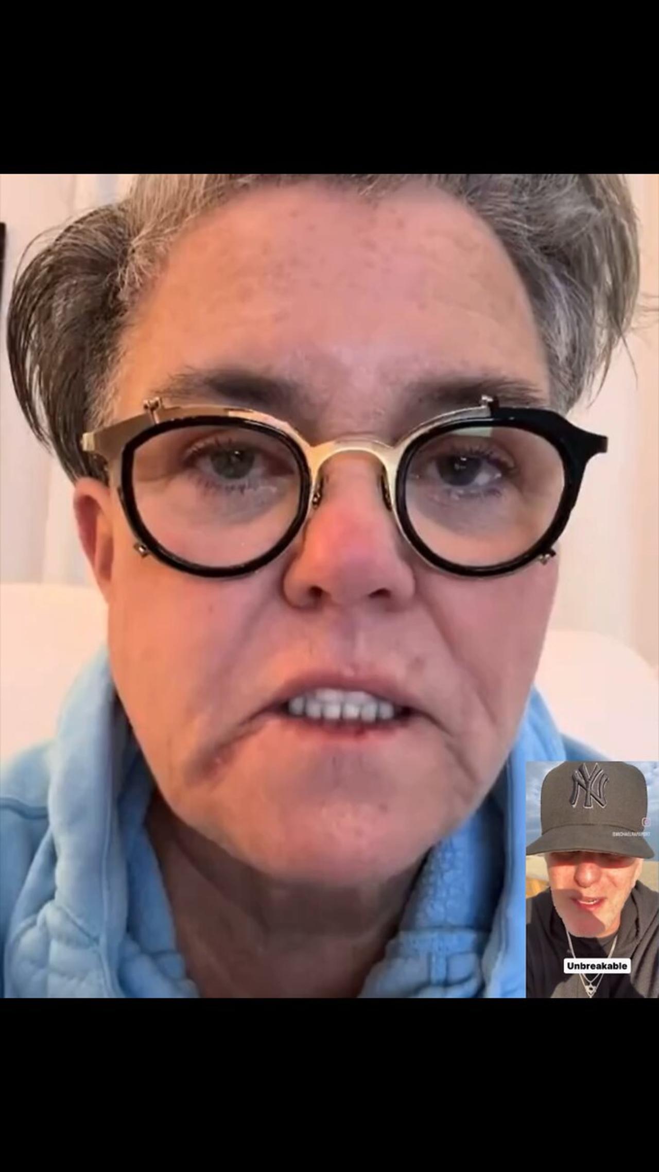 If Rosie O’Donnell and Michael Rapaport facetimed