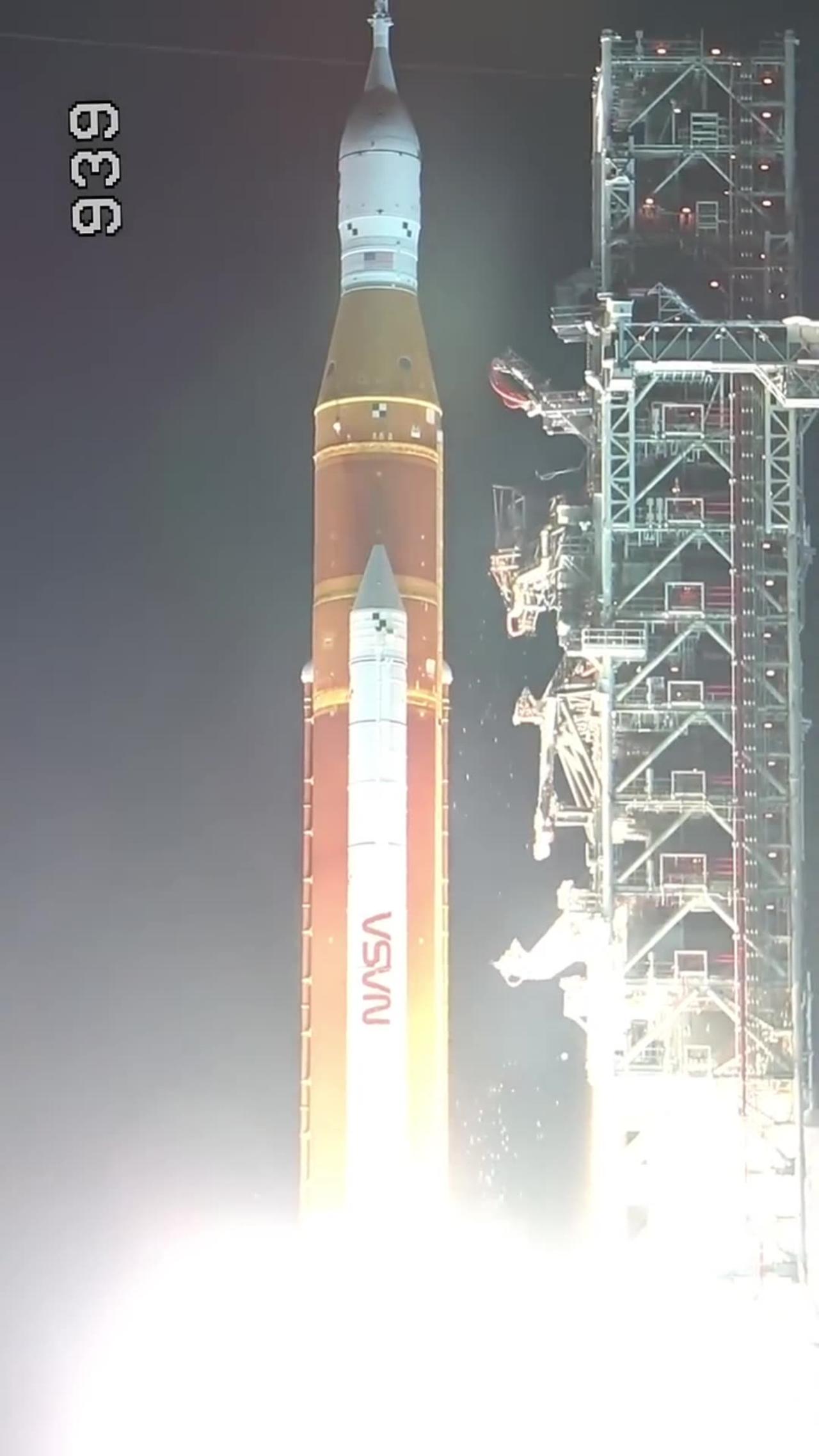 NASA's Artemis I Rocket Launch from Launch Pad 39B Perimeter