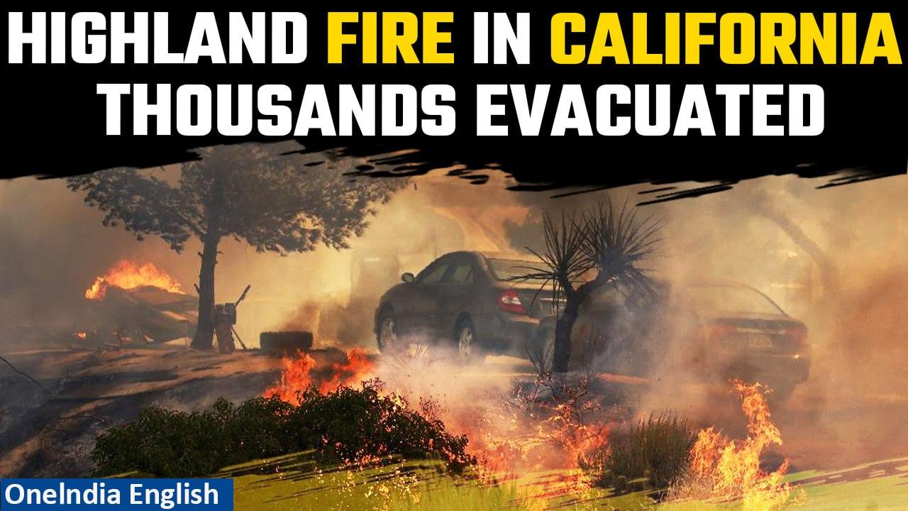 Southern California wildfire forces thousands to evacuate amid Santa Ana windstorm | Oneindia News
