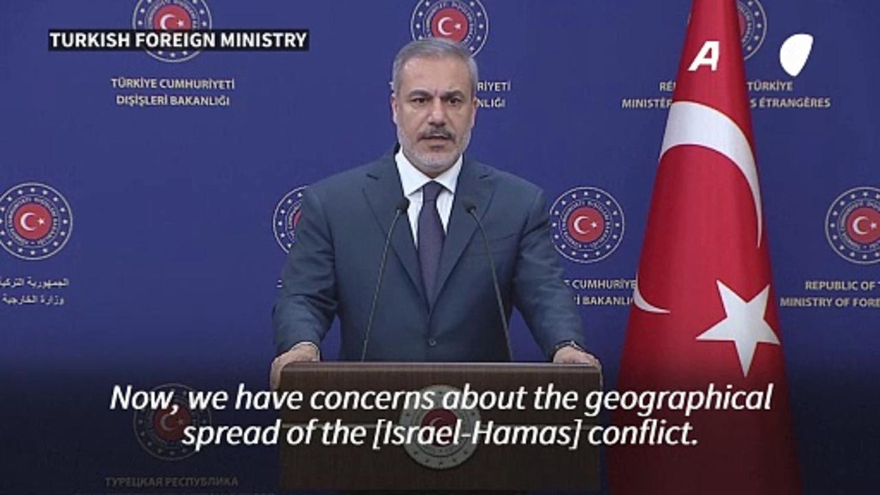 Turkey worried about Hamas-Israel war spreading through region