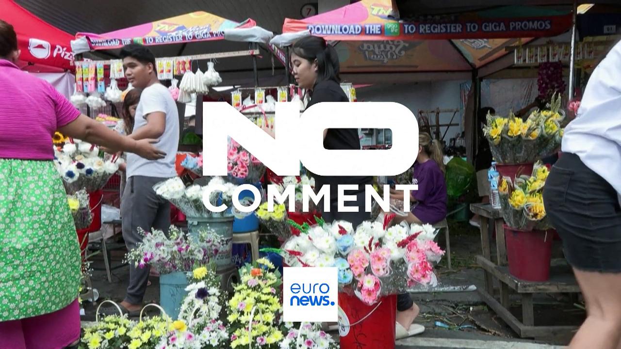 Watch: Filipinos mark All Saints' Day with a trip to the cemetery