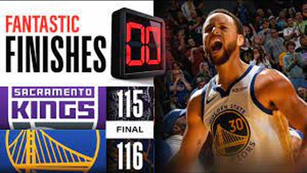 Final 3:02 of Kings vs Warriors from October 18, 2023 - Steph Curry