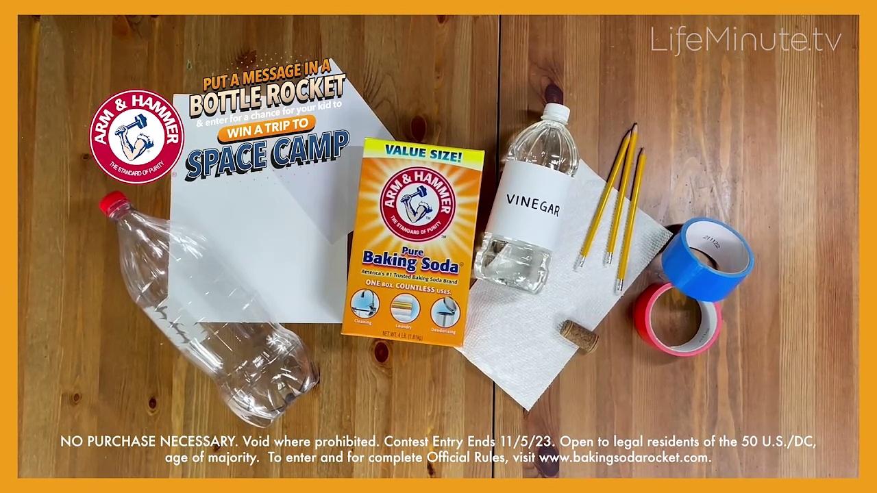 Make Your Own Baking Soda Bottle Rocket